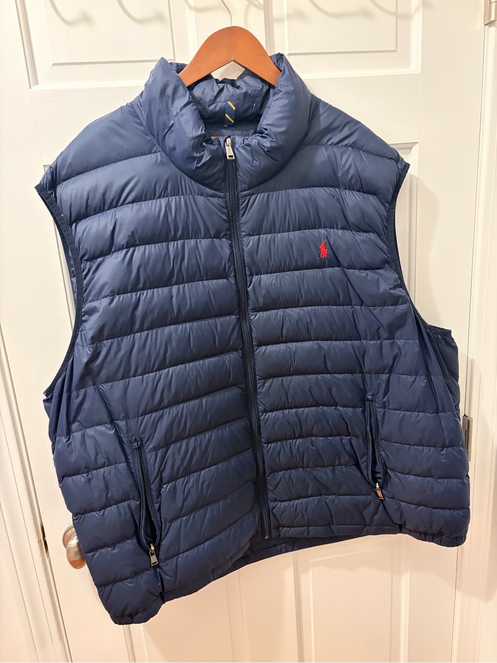 Polo by Ralph Lauren Men's Navy and Black Down Puffer Lot of 2